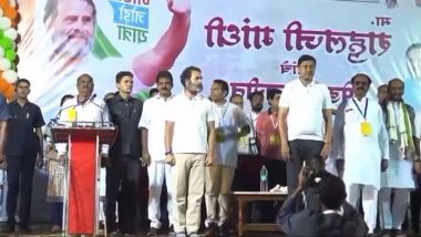 Rahul Gandhi यांच्या Bharat Jodo Yatra दरम्यान वाशिम मध्ये 'जन गण मन' ऐवजी वाजलं नेपाळचं राष्ट्रगीत; व्हिडिओ वायरल (Watch Video)