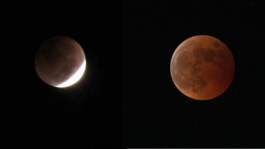 Lunar Eclipse 2022 Photos: आज दिसले वर्षातील शेवटचे चंद्रग्रहण; पहा जगातील विविध भागांतील चंद्राचे काही खास फोटो (See)