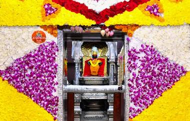 Kartiki Ekadashi: कार्तिकी एकादशी निमित्त विठ्ठल व रूक्मिणीमातेच्या गाभाऱ्यात रंगबेरंगी फुलांची आरस, पहा फोटो