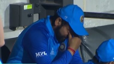 Did Rohit Sharma Cry After Loss? सामना गमावल्यानंतर रोहित शर्माला अश्रू झाले अनावर? (Watch Video)