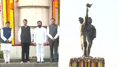 Maharashtra Hutatma Smruti Din 2022: महाराष्ट्र राज्य हुतात्मा स्मृती दिन निमित्त CM Eknath Shinde, Dy CM Devendra Fadnavis यांनी वाहिली हुताम्यांना श्रद्धांजली!