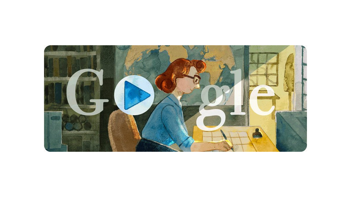 Marie Tharp Google Doodle: मेरी थार्प यांच्या स्मरणार्थ गूगलच्या होमपेजवर झळकलं अ‍ॅनिमेटेड गूगल डूडल