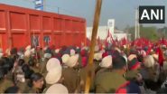 Punjab Police Lathi-Charge Video: पंजाब पोलिसांकडून मजदूर युनियनच्या लोकांवर लाठीमार