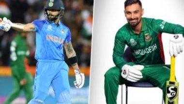 T20 World Cup 2022: लिटन दासने भारताविरुद्ध खेळली शानदार खेळी, विराट कोहलीने त्याला दिली अप्रतिम भेट
