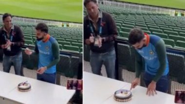 Virat Kohli Birthday Celebration Video: टीम इंडियानंतर पत्रकारांनीही साजरा केला कोहलीचा वाढदिवस, MCG मैदानावर 'किंग'ने कापला केक