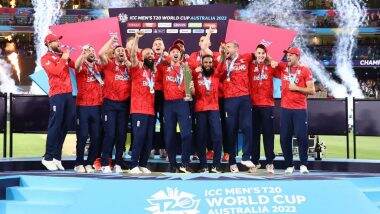 England Won The T20 WC 2022: शॅम्पेन समारंभात जोस बटलरने आदिल रशीद आणि मोईन अलीला केले हे हावभाव (Watch Video)