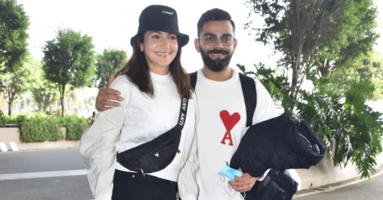 Virat-Anushka: मुंबई विमानतळावर दिसली विराट-अनुष्काची जोडी, फोटो सोशल मीडियावर झाले व्हायरल