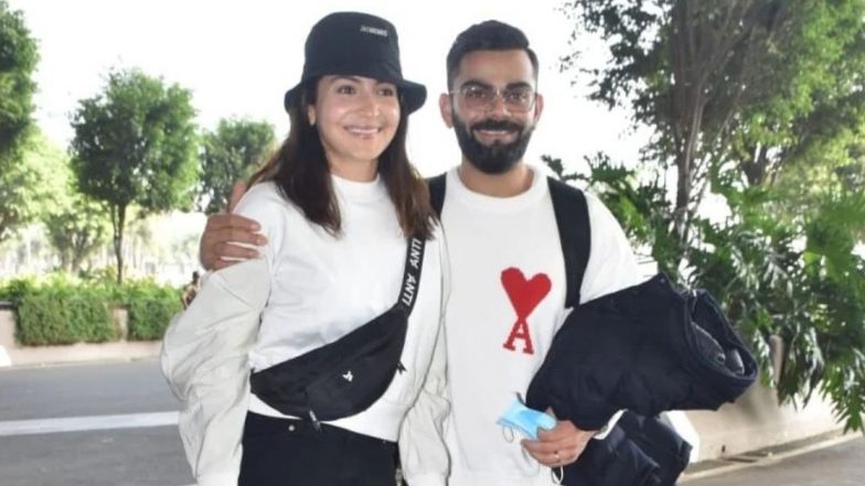 Virat-Anushka: मुंबई विमानतळावर दिसली विराट-अनुष्काची जोडी, फोटो सोशल मीडियावर झाले व्हायरल