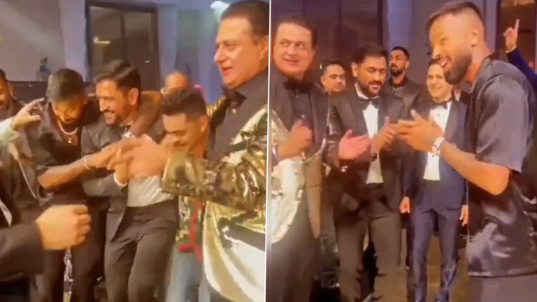 Hardik आणि Krunal Pandya सोबत दुबईत पार्टी करताना दिसला MS Dhoni, माहीचा डान्स झाला व्हायरल (Watch Video)