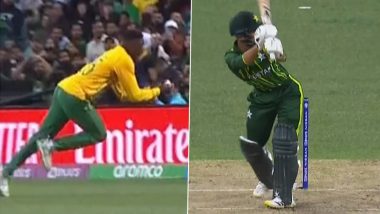 Pakistan Wicket Videos vs SA: बाबर आझम तंबूत परतला, मोठा फटका मारण्याच्या नादात झेलबाद, हरिसही पायचीत