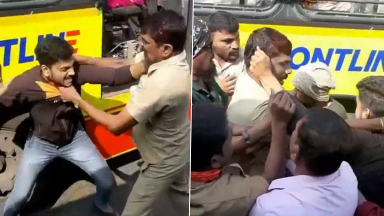 Pune Viral Video: पुणे पीएमपीएमएल बस चालक आणि दुचाकीस्वारात बेदम हाणामारी, सोशल मिडीयावर व्हिडीओ