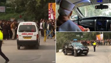 Himachal Pradesh च्या Chambi मध्ये PM Narendra Modi यांच्या convoy ने थांबून Ambulance ला मोकळी करून दिली वाट (Watch Video)