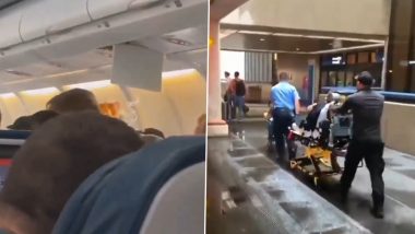 Turbulence on Hawaiian Airlines: टर्बुलेंसमुळे ३६ विमान प्रवासी जखमी, हवाईयन एयरलाइंसच्या लॅन्डींग पूर्वी दुर्घटना; पहा व्हिडीओ