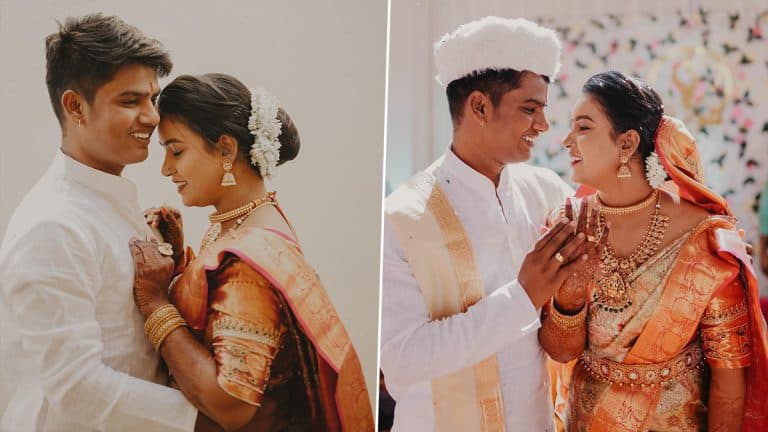 Tiktok Star Vishnupriya Engagement: टिकटॉक स्टार विष्णुप्रिया नायरने साईनाथ पाटील बरोबर आटोपला साखरपुडा; Watch Video