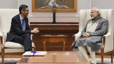 Sundar Pichai Meets PM Narendra Modi: Google CEO सुंदर पिचाई यांनी घेतली पंतप्रधान नरेंद्र मोदी यांची भेट; भारताच्या G20 अध्यक्षपदावर व्यक्त केला आनंद