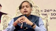 Shashi Tharoor: फ्रान्स सरकारने  शशी थरूर यांना सर्वोच्च नागरी सन्मान 'फ्रँकोफोन' ने केले सन्मानित