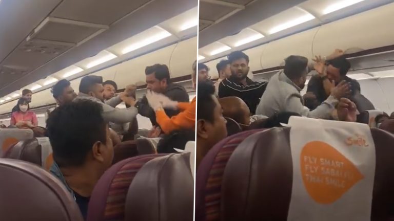 Fight On Thai Smile Airline Flight: बँकॉक ते कोलकाता फ्लाइटमध्ये सहा जणांची प्रवाशाला बेदम मारहाण, पहा व्हिडिओ