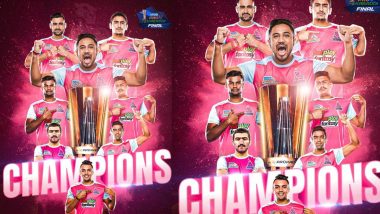 Pro Kabaddi 2022 Final: प्रो कबड्डी 2022 च्या अंतिम फेरीत Jaipur Pink Panthers ने पटकावले 9व्या हंगामाचे विजेतेपद; Puneri Paltan चा केला पराभव
