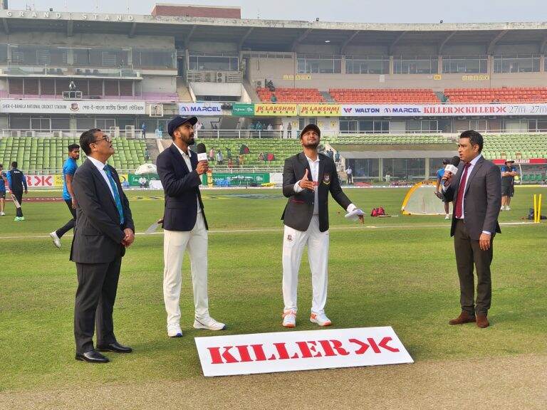 IND vs BAN 2nd Test 2022 Day 1: बांगलादेशने नाणेफेक जिंकून फलंदाजी करण्याच घेतला निर्णय, पहा प्लेइंग 11