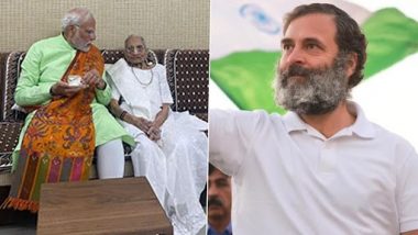 Narendra Modi यांच्या आजारी आई साठी Rahul  Gandhi यांच्या प्रार्थना; शेअर केलं खास ट्वीट