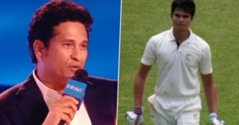 रणजी ट्रॉफी पदार्पणातच मुलगा Arjun Tendulkar च्या शतकावर Sachin Tendulkar ने दिली प्रतिक्रिया (Watch Video)