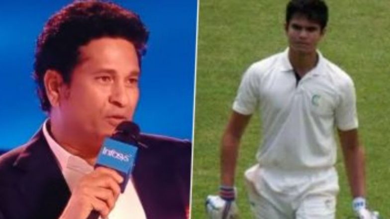 रणजी ट्रॉफी पदार्पणातच मुलगा Arjun Tendulkar च्या शतकावर Sachin Tendulkar ने दिली प्रतिक्रिया (Watch Video)