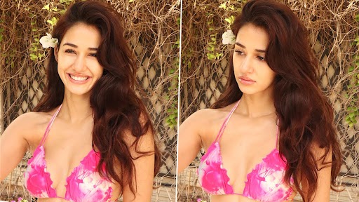 Disha Patani ने प्रिंटेड गुलाबी बिकिनीमधला हॉट फोटो केला पोस्ट, पहिल्यांदा दिसून आली इतक्या बोल्ड अवतारात, पाहा