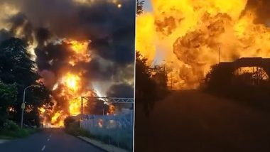 South Africa Blast Video: Boksburg भागात LP Gas घेऊन जाणार्‍या ट्रक मध्ये झाला स्फोट; अनेकजण दगावल्याची भीती  (Watch Video)