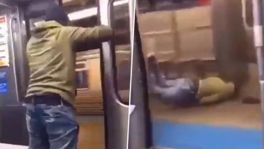 Viral Video: चालत्या मेट्रोचा दरवाजा उघडून प्रवाशाने स्टेशनवर मारली उडी; व्हायरल व्हिडिओ पाहून तुम्हीही लावालं डोक्याला हात