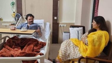 Pankaja Munde met Dhananjay Munde: भाजपा नेत्या पंकजा मुंडे यांनी ब्रीच कॅण्डी रुग्णालयात घेतली धनंजय मुंडे यांची भेट