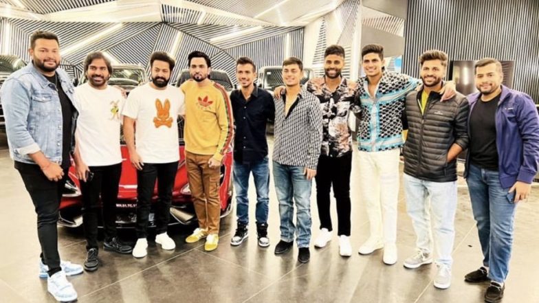IND vs NZ 1st ODI: सामन्यापूर्वी भारतीय क्रिकेटपटू पोहचले ज्युनियर एनटीआरच्या घरी, पार्टीचे फोटो आले समोर