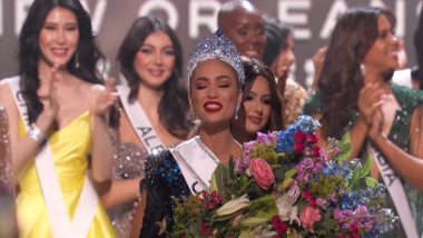 Miss Universe 2022 R’Bonney Gabriel Crowning Moment Video: क्राउन युनायटेड स्टेट्स ब्यूटी क्वीन हरनाझ संधू हिची उत्तराधिकारी पाहिलीत का?
