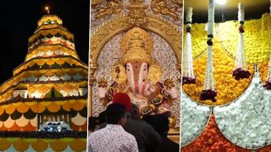 Angaraki Sankashti Chaturthi 2023: श्रीमंत दगडूशेठ गणपती मंदिर आज अंगारकी निमित्त आकर्षक रोषणाई, फुलांच्या सजावटीने सजलं (Watch Video)