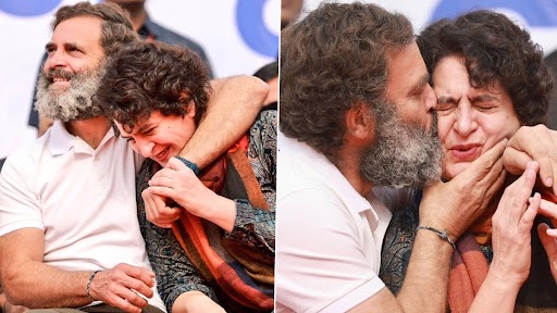 Rahul Gandhi-Priyanka Gandhi Vadra यांच्यातील Bharat Jodo Yatra दरम्यानचे खट्याळ भावंडांचे गोंडस क्षण (See Pics and Video)