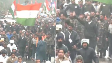 Sanjay Raut Joins Bharat Jodo Yatra: भारत जोडो यात्रेच्या 125 व्या दिवशी आज ; जम्मूत Kathua मध्ये  Rahul  Gandhi यांच्यासोबत   शिवसेना खासदार, मुख्य प्रवक्ते संजय राऊत ही सहभागी ( Watch Video)