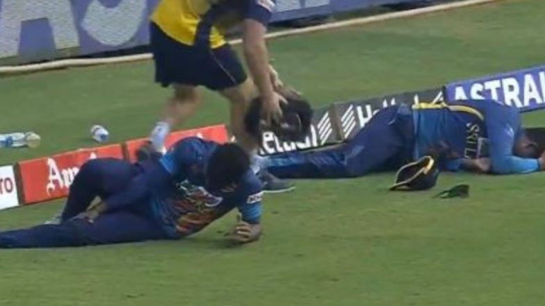 Collision of Sri Lankan Players: लाइव्ह मॅचमध्ये मोठा अपघात, श्रीलंकेच्या दोन खेळाडूंची जोरदार टक्कर, स्ट्रेचरवर न्यावं लागलं बाहेर (Watch Video)