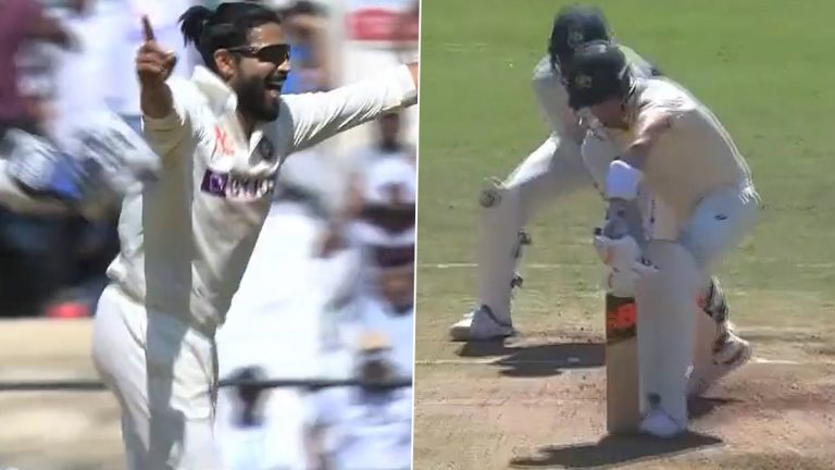 Steve Smith Wicket Video: Ravindra Jadeja ची ऑस्ट्रेलियाविरुद्ध घातक गोलंदांजी, स्टीव्ह स्मिथला केले क्लीन बोल्ड (Watch video)