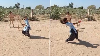 राजस्थानमधील एका 14 वर्षीय मुलीचा लाँग शॉट्स मारताना व्हिडिओ होत आहे व्हायरल, Surya Kumar Yadav सोबत होत आहे तुलना (Watch Video)