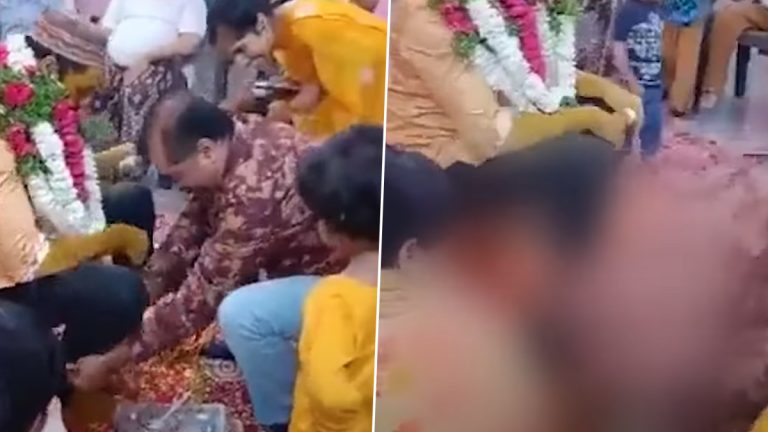 Viral Video: नवरदेवाला हळद लावताना हृदयविकाराच्या झटक्याने तरुणाचा मृत्यू; पहा धक्कादायक व्हिडिओ