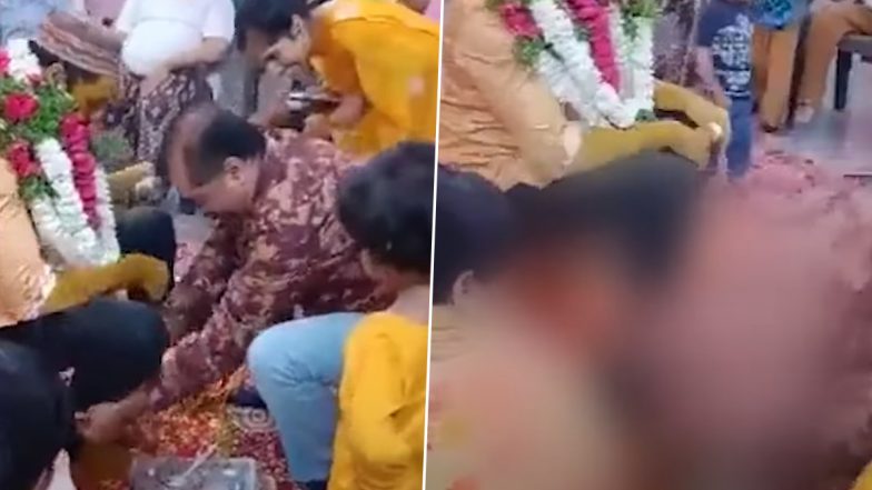 Viral Video: नवरदेवाला हळद लावताना हृदयविकाराच्या झटक्याने तरुणाचा मृत्यू; पहा धक्कादायक व्हिडिओ