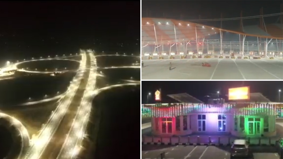 Delhi-Mumbai Expressway Night View: नितिन गडकरी यांनी शेअर केला दिल्ली-मुंबई एक्सप्रेसवेचा नाइट व्यू; आनंद महिंद्रा म्हणाले, ही जादू आहे