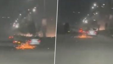 Gurugram Accident: गुरुग्राममध्ये कांजवालासारखी घटना, चालकाने गाडीखाली अडकलेली बाईक 4 किलोमीटरपर्यंत ओढली,Watch Video