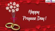 Happy Propose Day 2023 Images: प्रपोज डे निमित्त HD Greetings, Messages, Whatsapp Status च्या माध्यमातून तुमच्या पार्टनरला सांगा तुमच्या मनातील भावना