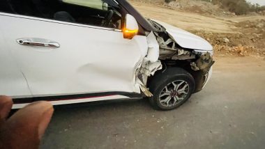 Writer Prajakt Deshmukh Accident: प्रख्यात मराठी लेखक प्राजक्त देशमुख यांचा अपघात; थोडक्यात बचावला जीव (Watch)