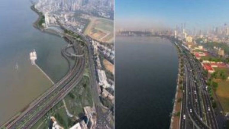 Mumbai Coastal Road Latest Update: मुंबई किनारी रस्ता-दक्षिण प्रकल्पाचे काम 82 टक्के पूर्ण; 'ड्रोन’ व्हिडिओच्या माधमातून पहा सद्यस्थिती (Video)