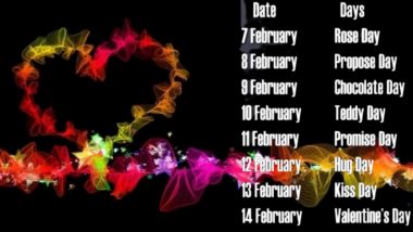 Valentine Week 2023 Calendar: कधी आहे रे! रोज डे, प्रपोज डे, चॉकलेट डे, प्रॉमिस डे, टेडी डे, हग डे, किस डे आणि लाडका व्हॅलेंटाईन डे?