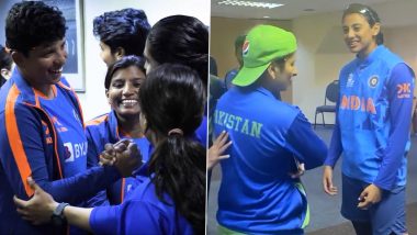 India Beat Pakistan: भारताने पाकिस्तानला हारवले, मग खेळाडूंना मिठी मारत चेहऱ्यावर आणले हसू, पहा व्हिडिओ