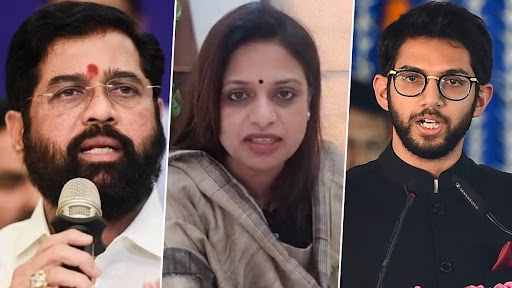 Aaditya Thackeray यांच्या वरळी मधून CM Eknath Shinde यांनी निवडणूकीला सामोरं येण्याच्या आव्हानाला 'बाळासाहेबांची शिवसेना' गटाकडून प्रत्युत्तर (Watch Video)