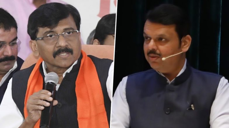 Sanjay Raut on Devendra Fadnavis: 'देवेंद्र फडणवीस हतबल, गुडघे टेकले', संजय राऊत यांची घणाघाती टीका