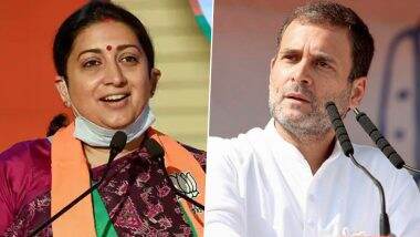 Smriti Irani Statement: मी राहुल गांधींबद्दल जे काही बोलली ती देशाची भावना, केंद्रीय मंत्री स्मृती इराणींचे वक्तव्य